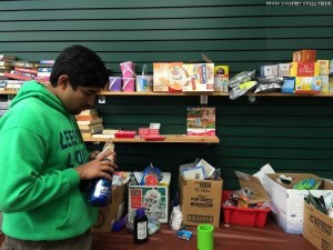 Shafwat Islam, junior, was one of the Leesville volunteers who participated at Back Home Box. This non-profit organization collects everything from food to toiletries and sends them overseas to our soldiers.