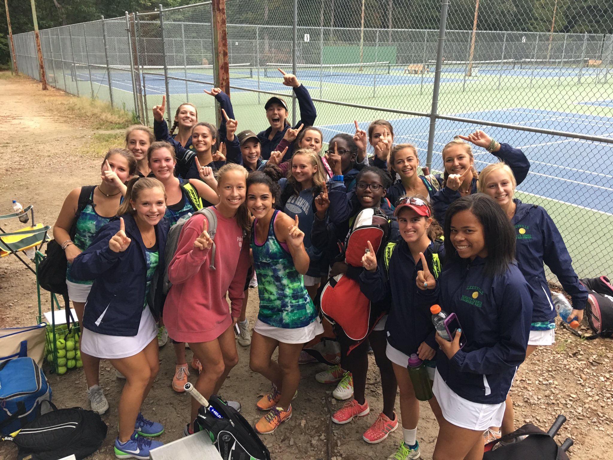 Girls Tennis Wins First Ever CAP-8 Title