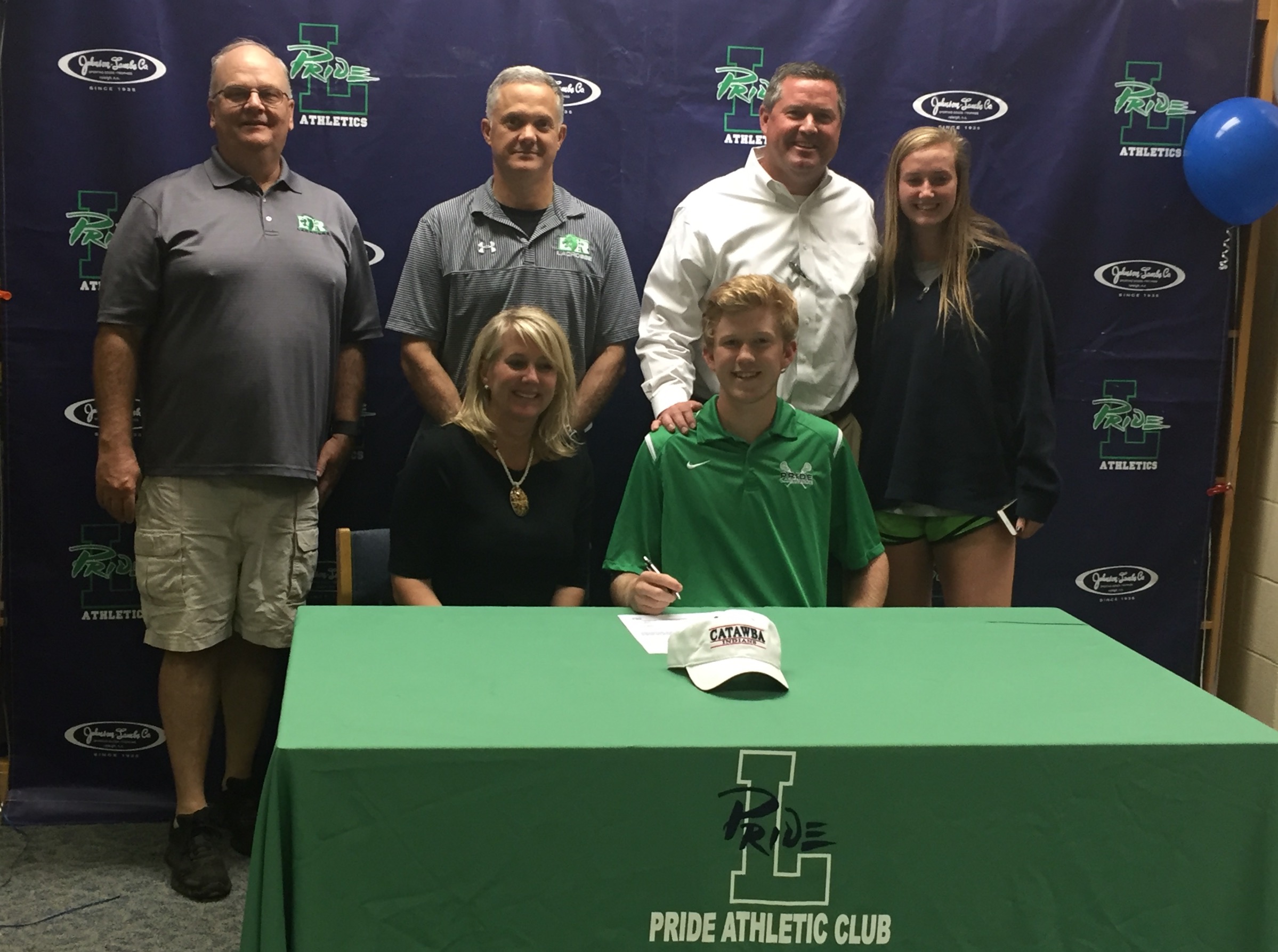 Charlie Caulfield signs to Catawba College The Mycenaean