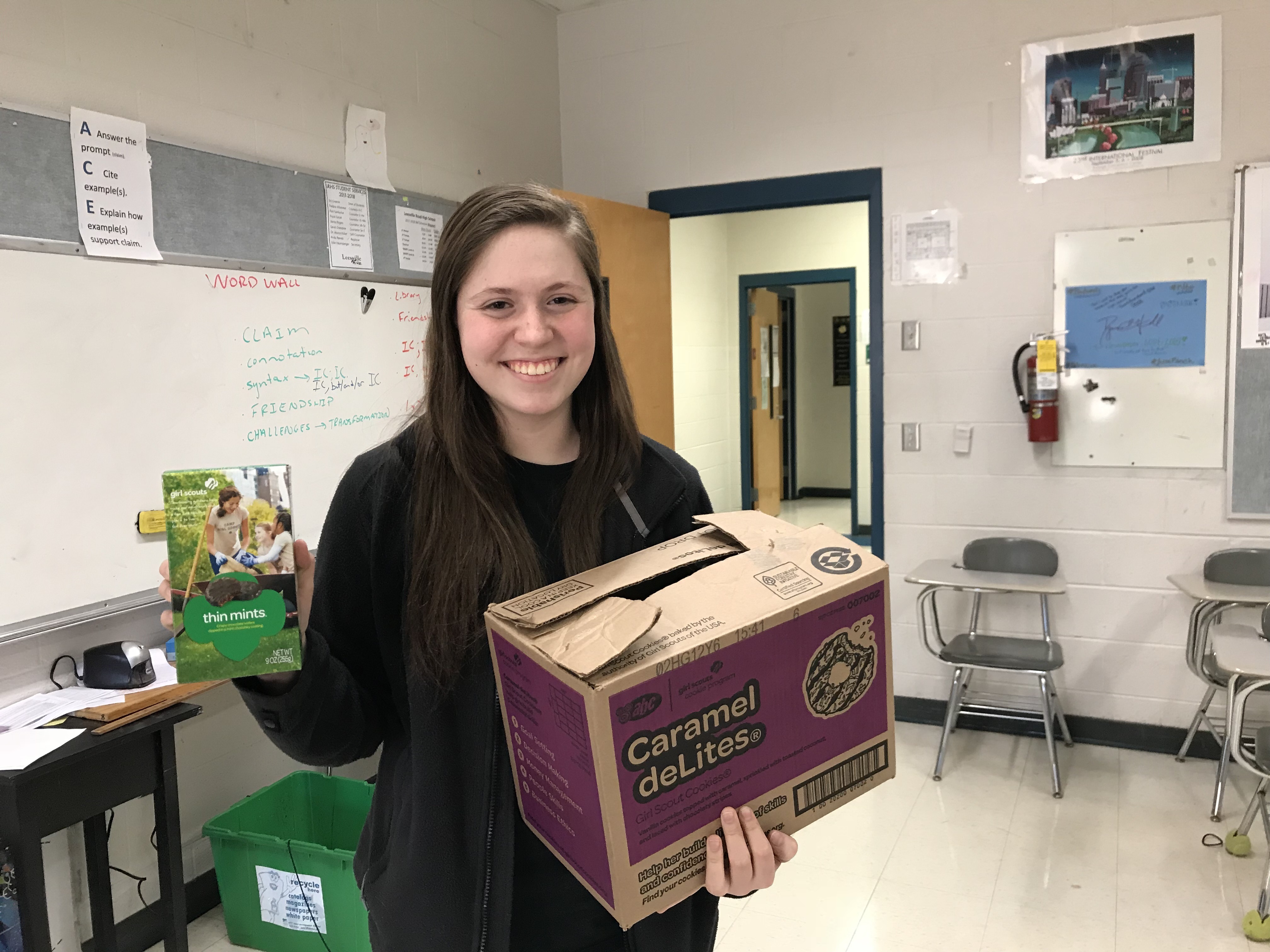 Girl Scout cookies come to Leesville