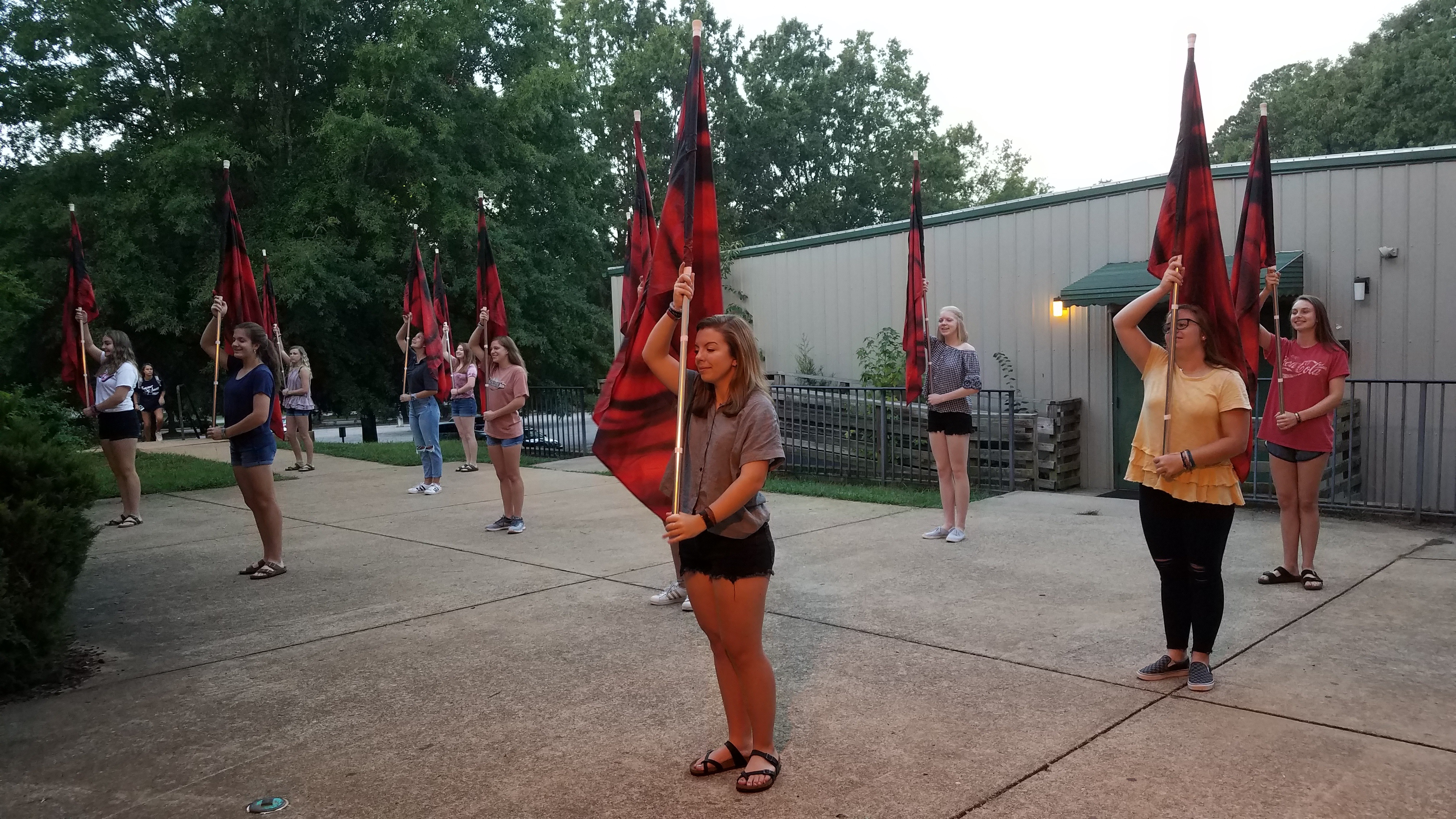 Wave Em’ High: Leesville’s Color Guard