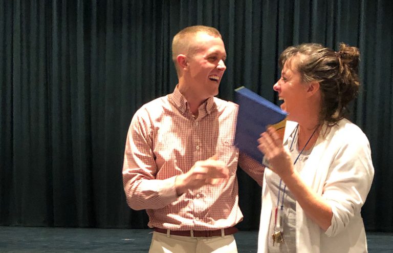 Leesville grad shares his newly published book and gives special recognition to a former teacher