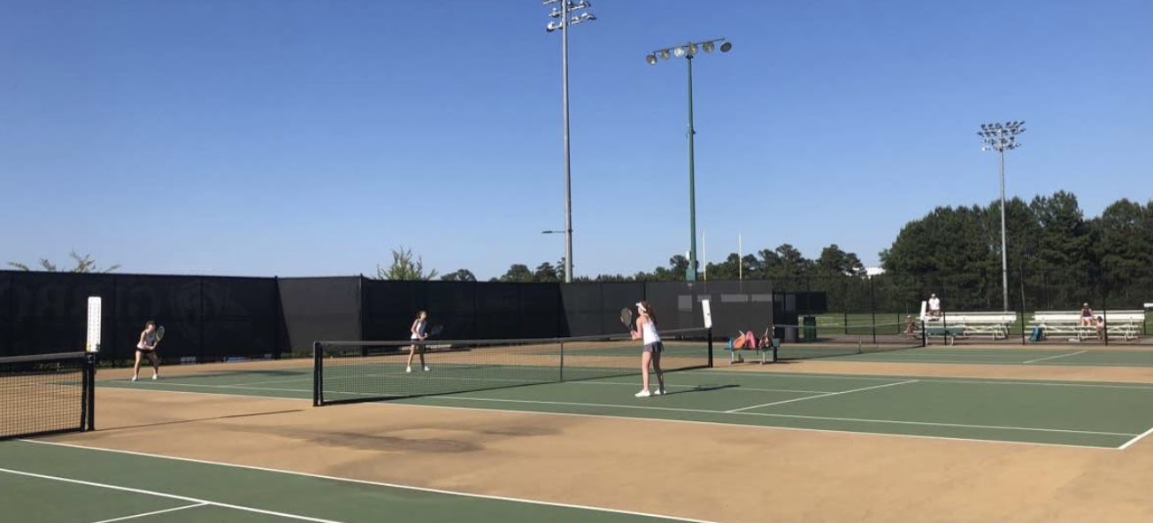 The Leesville JV Women’s Tennis Family