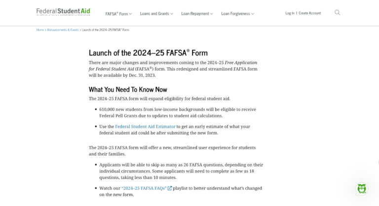 FAFSA changes that LRHS needs to know