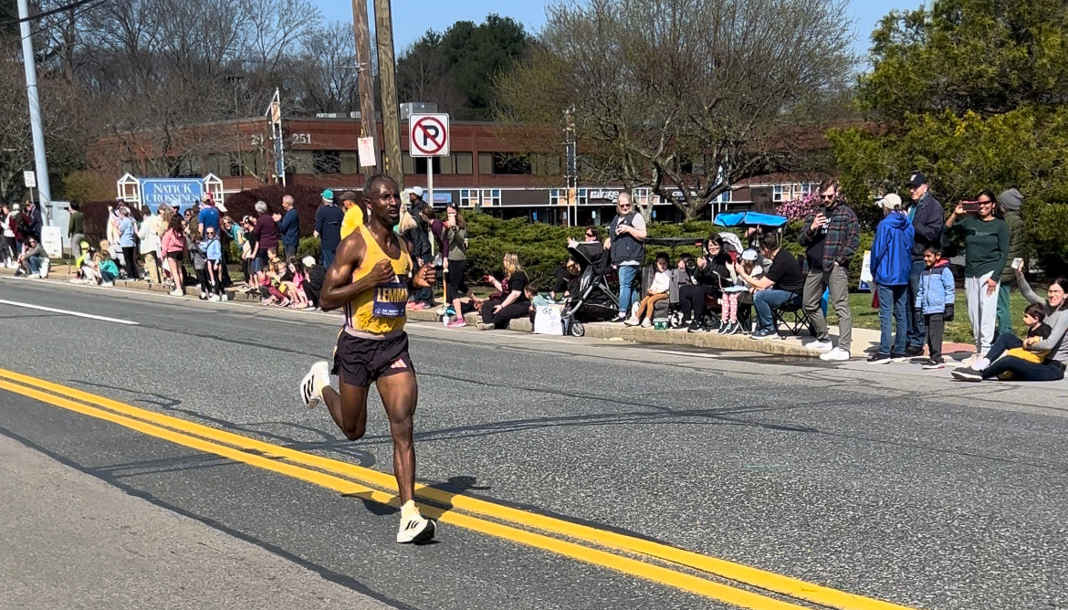 Watching the Boston Marathon 