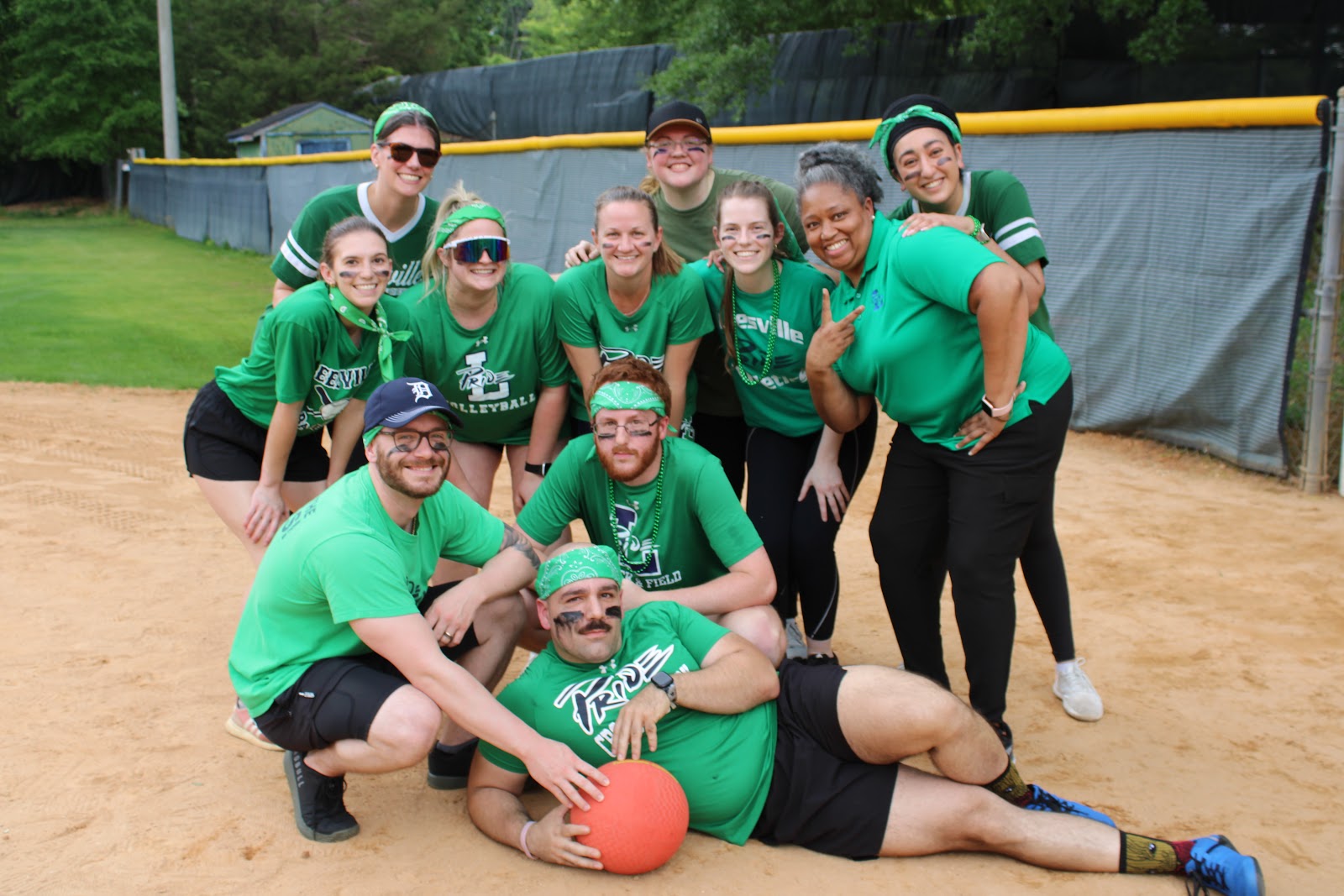 Inaugural LRHS senior kickball game