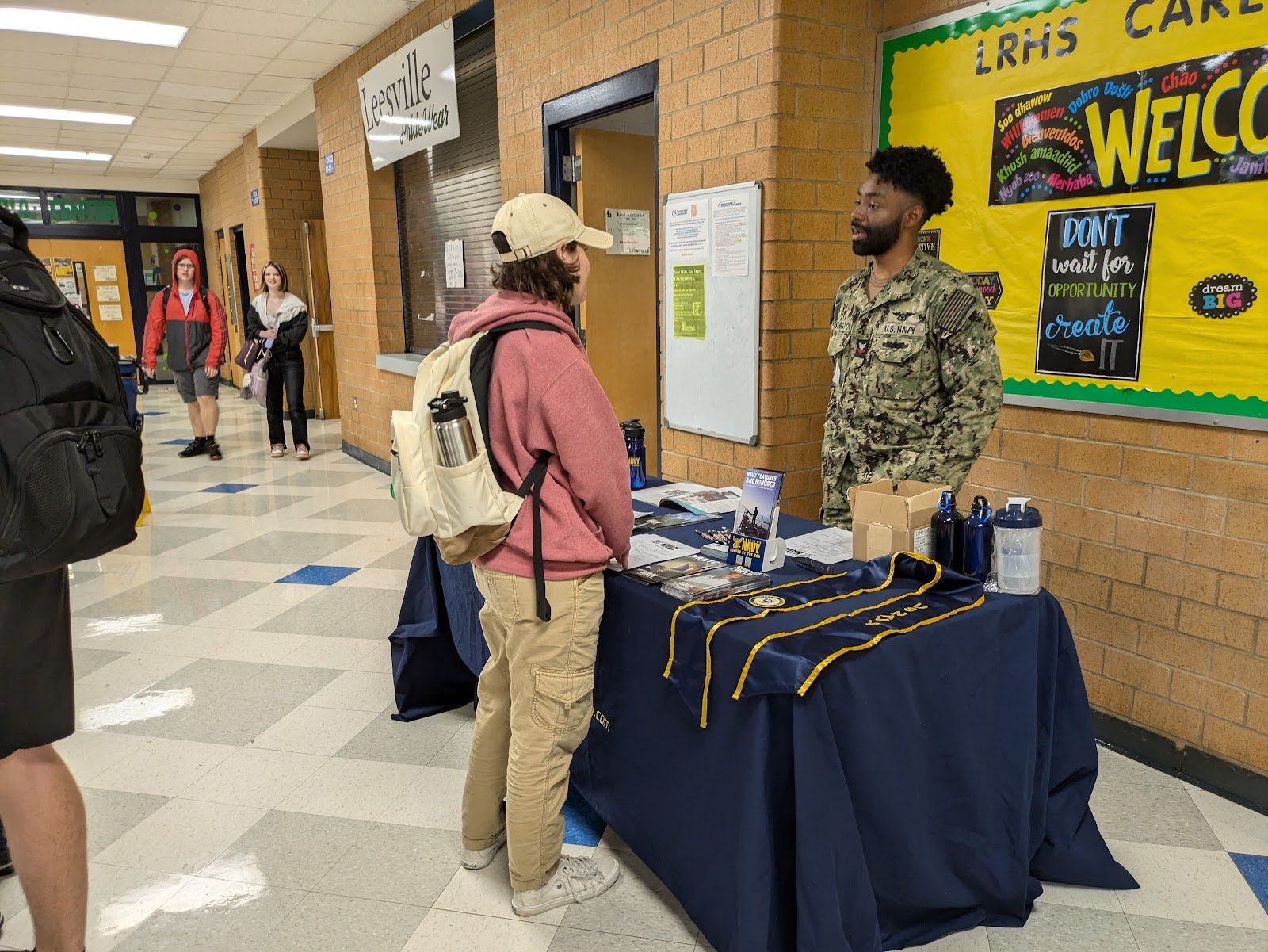 the Military coming to recruit at Leesville