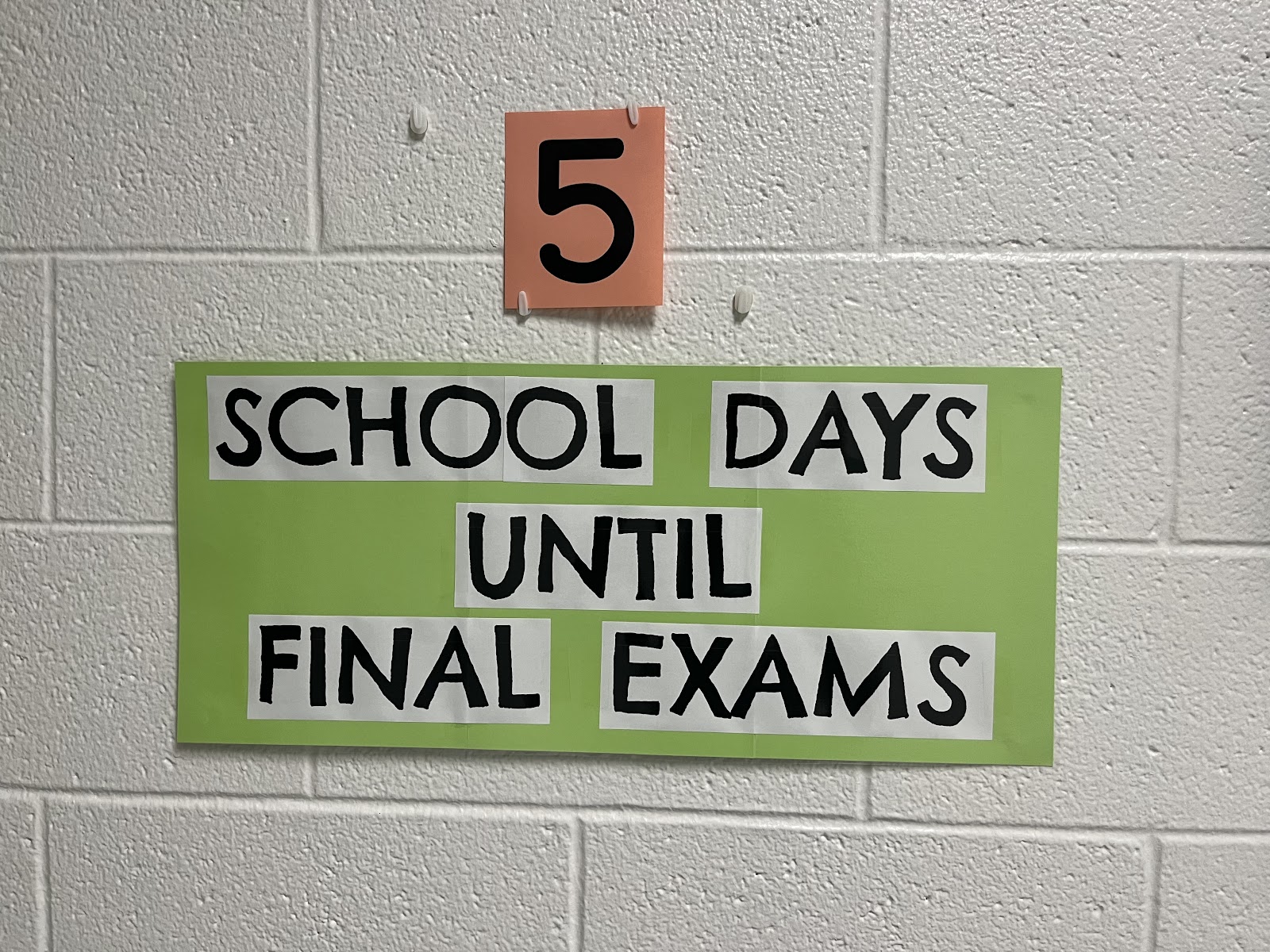 LRHS students have their final exam next Week