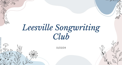 The new leesville songwriting club